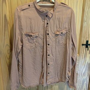 Dusty Pink Button Down Shirt
